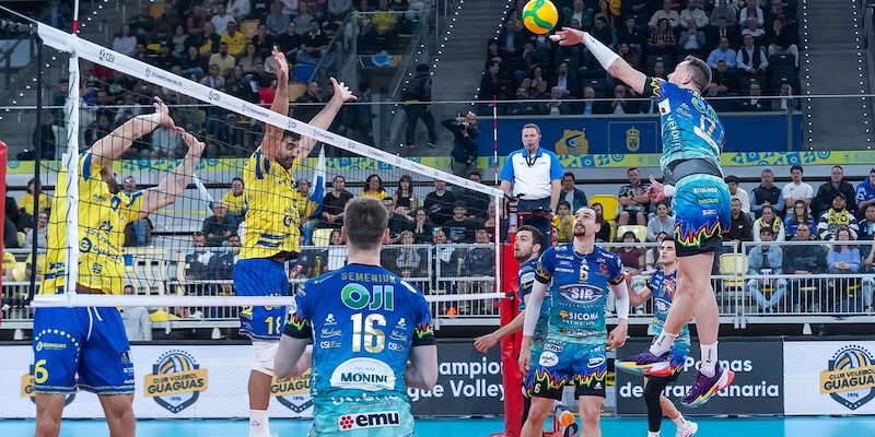 Champions League: Perugia vince l'andata dei quarti a Las Palmas