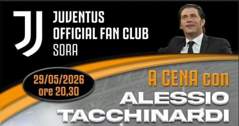 Cena di beneficenza dello Juventus Club Sora con Tacchinardi: all'ospedale un elettrocardiografo