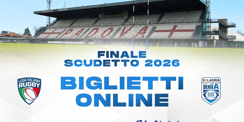 Parte la vendita dei biglietti per la Finale Scudetto della Soladria Serie A Elite 2025/2026