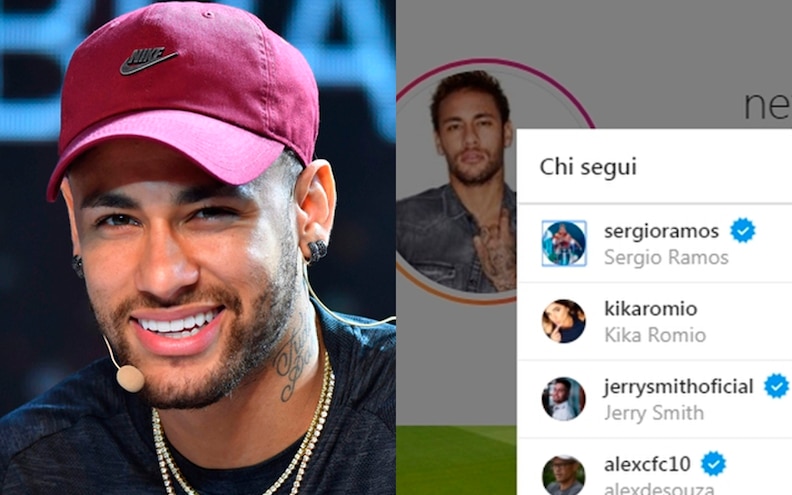 Psg Neymar Ha Deciso Di Seguire Sergio Ramos Su Instagram