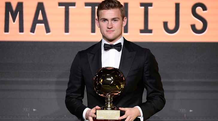 Golden Boy: festa De Ligt, il campione uscente