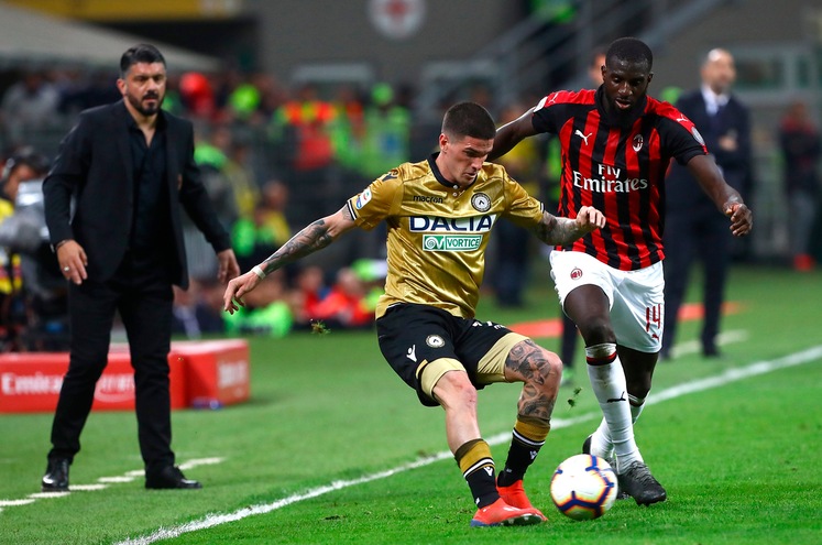Serie A Milan-Udinese 1-1, il tabellino