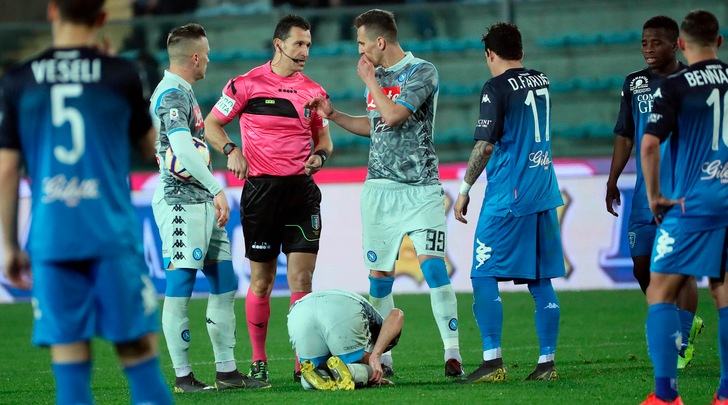 Serie A, Empoli-Napoli 2-1: Juve, scudetto più vicino