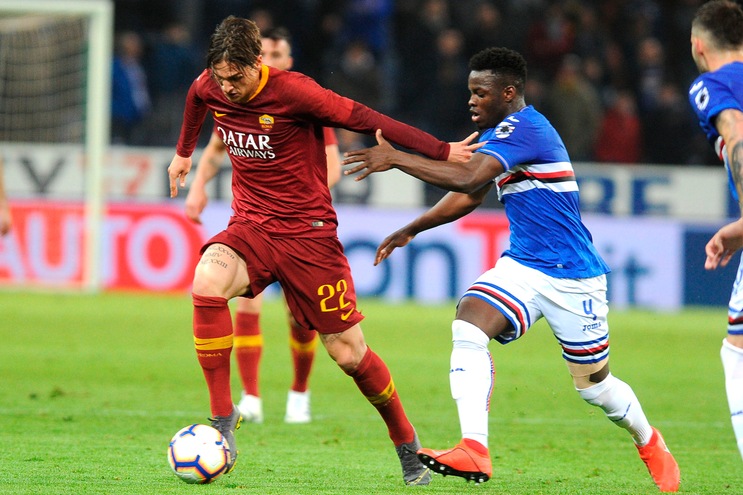 Serie A Sampdoria-Roma 0-1, il tabellino