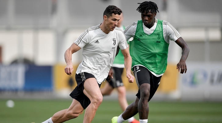 Juve, Ronaldo-Kean: coppia dei campioni