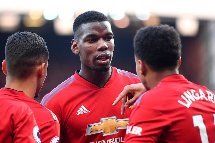 Premier League: due gol di Pogba per il Manchester United, poker Tottenham