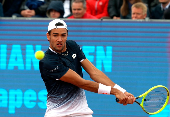 Tennis, Budapest: Krajinovic ko in tre set, trionfo Berrettini