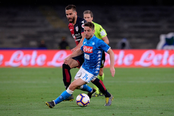 Serie A Napoli-Cagliari 2-1, il tabellino