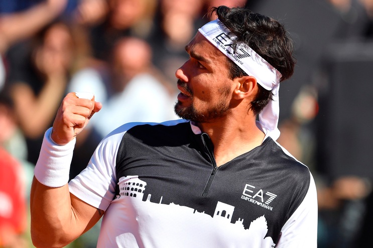 Fognini incanta il Pietrangeli agli Internazionali