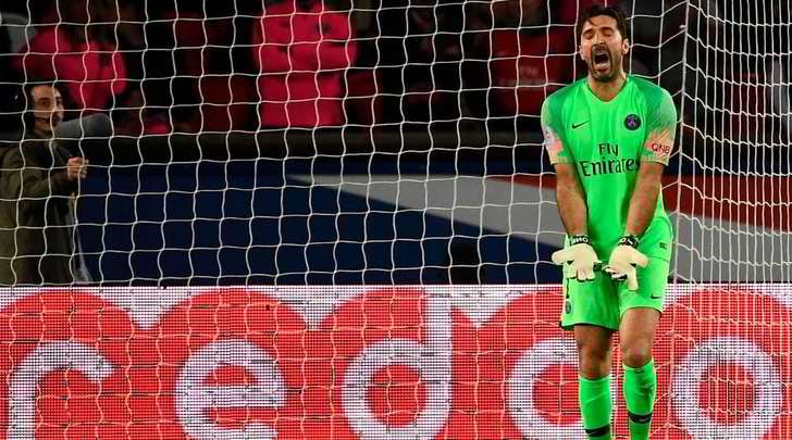 Buffon condanna alla sconfitta il PSG. Il Caen perde in casa e retrocede