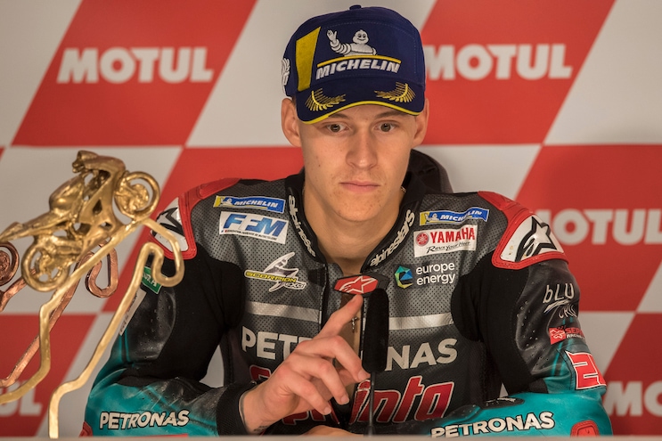 Sachsenring, Quartararo: "Contento della prima fila"