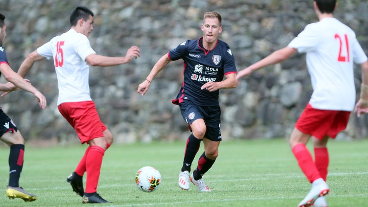 Cagliari, lavoro a parte per Birsa