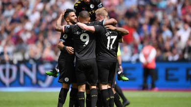 Manchester City, cinquina al West Ham. Kean debutta in Premier