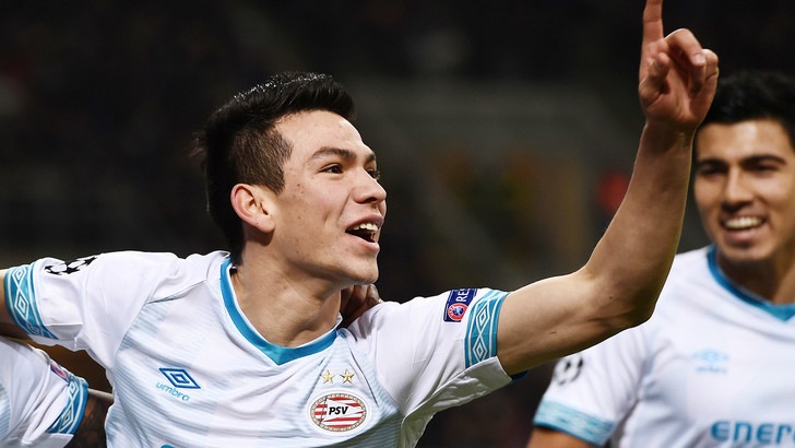 Napoli, infortunio per Lozano in PSV-Den Haag