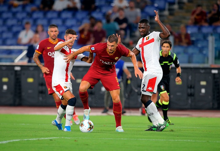 Roma-Genoa 3-3, il tabellino