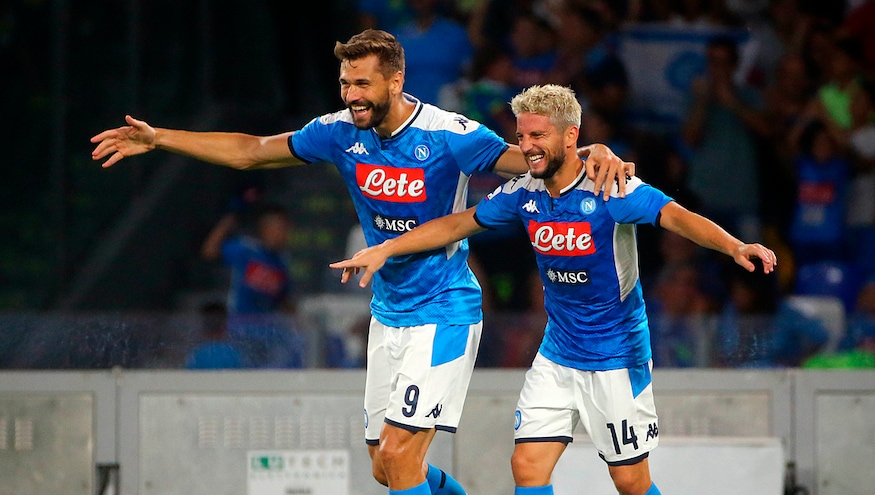 Napoli-Sampdoria 2-0, il tabellino