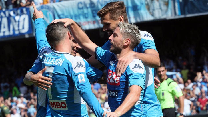 Napoli-Brescia 2-1: Mertens e Manolas, che coppia!