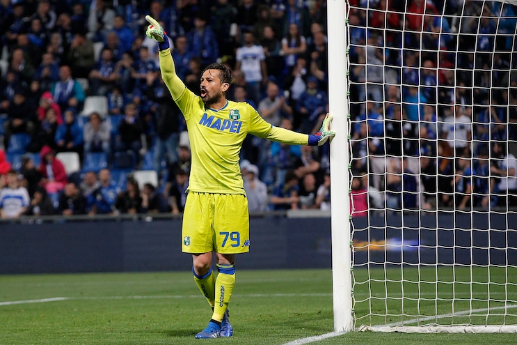 Sassuolo, Pegolo: frattura al dito, intervento ok