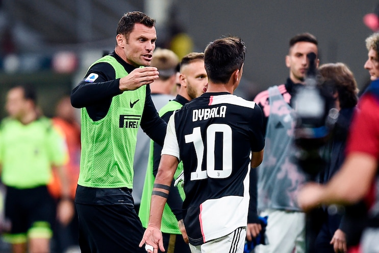 Inter-Juve, rissa in campo a fine primo tempo