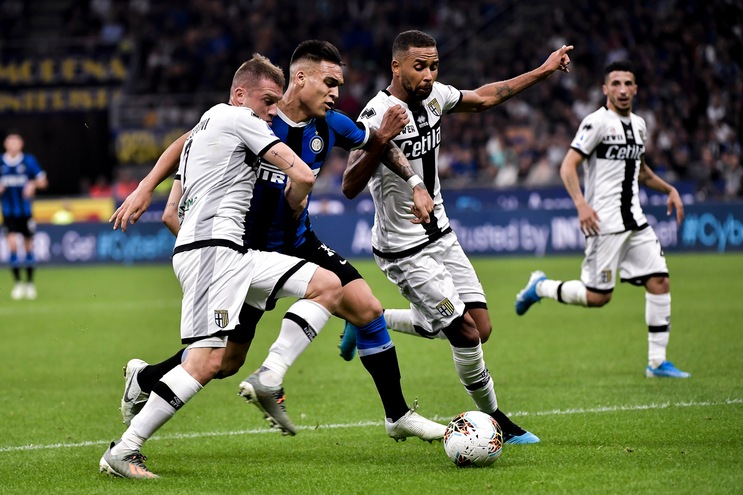 Inter-Parma 2-2, il tabellino