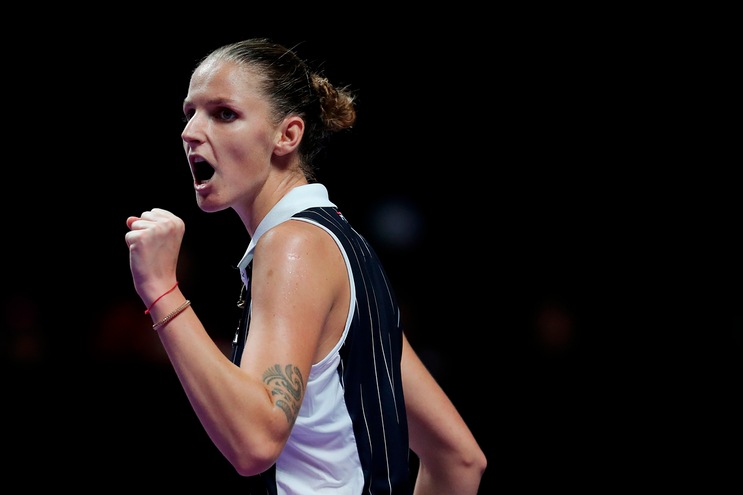 Wta Finals: una super Pliskova elimina Halep