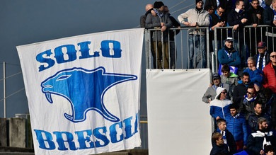 Brescia, tensioni tra ultras fuori dallo stadio