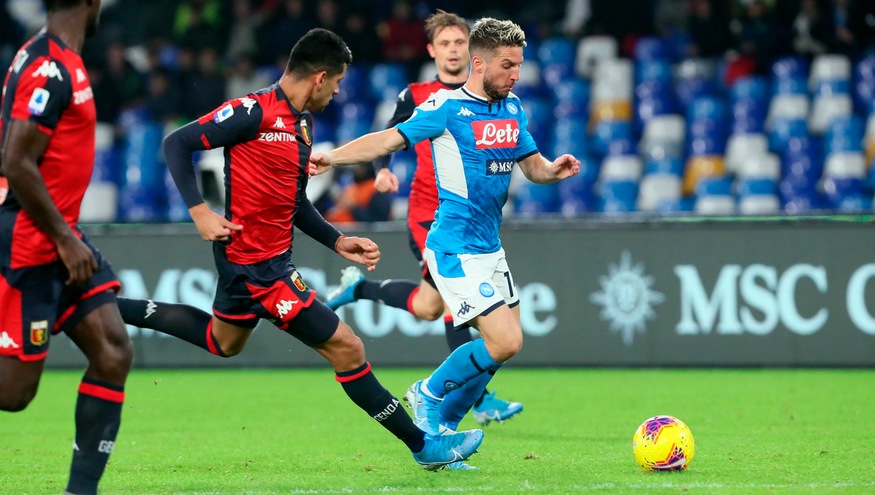 Napoli-Genoa 0-0, il tabellino