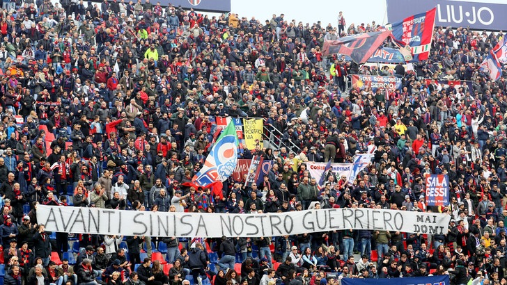 Bologna, striscione per Mihajlovic: "Avanti guerriero"