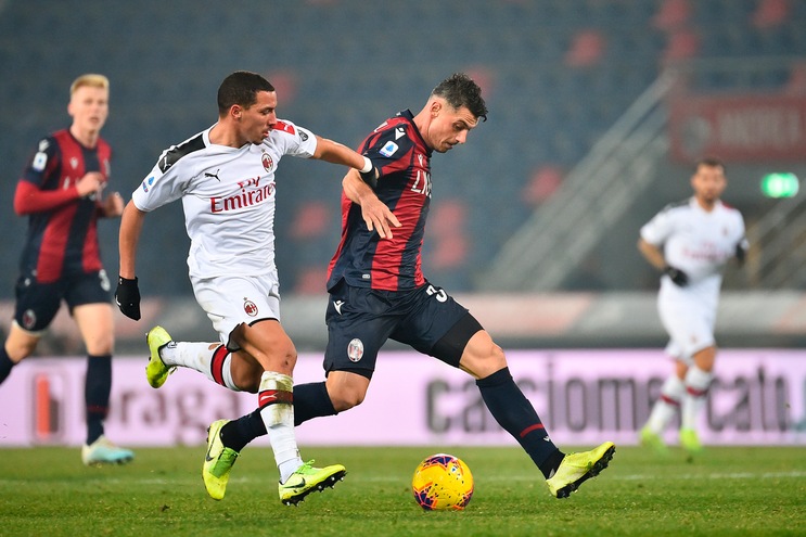 Bologna-Milan 2-3, il tabellino