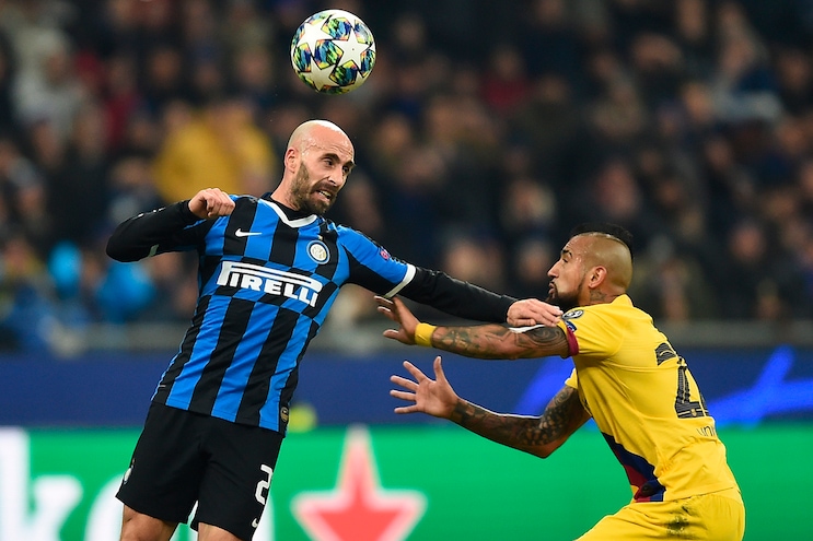 Inter-Barcellona 1-2, il tabellino