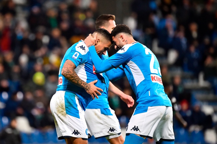 Sassuolo-Napoli 1-2, il tabellino