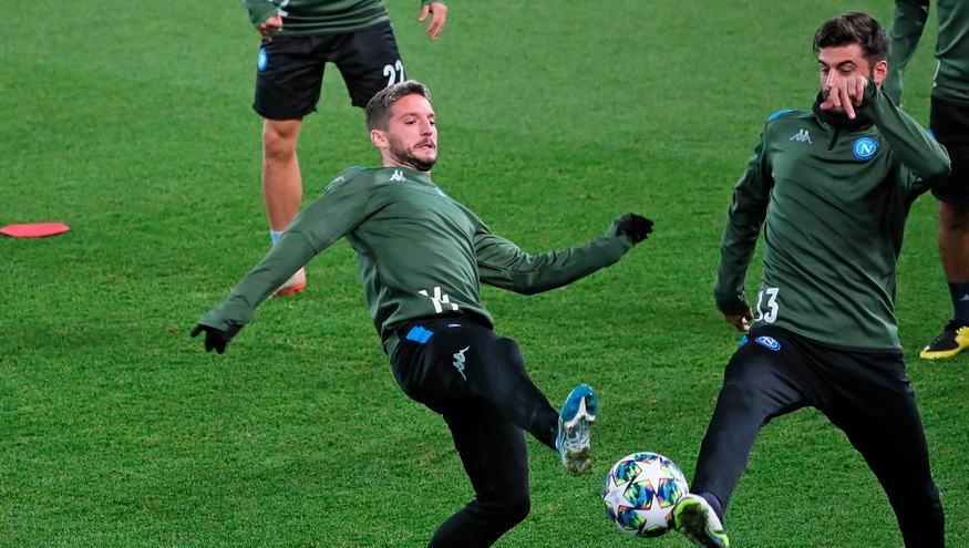 Napoli, Luperto in gruppo. Personalizzato per Mertens