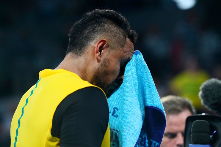 Kyrgios in lacrime per gli incendi in Australia