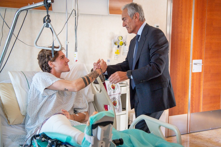 Roma, Gravina da Zaniolo: "Prima l'integrità del ragazzo, poi gli Europei"