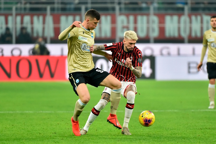 Coppa Italia Milan-Spal 3-0, il tabellino