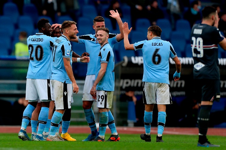 Lazio-Sampdoria 5-1, il tabellino