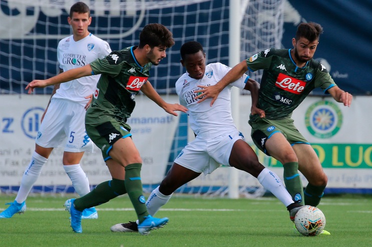 Napoli Primavera, panchina ad Angelini
