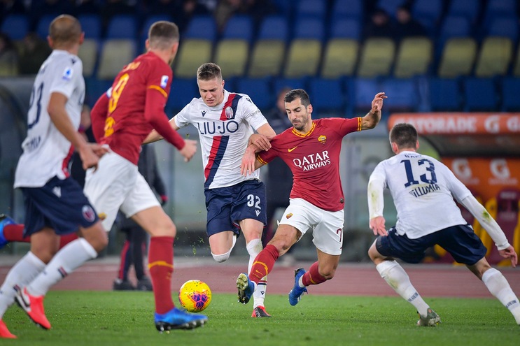 Roma-Bologna 2-3, il tabellino