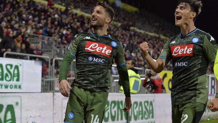 Il Napoli aggrappato all'amuleto Mertens