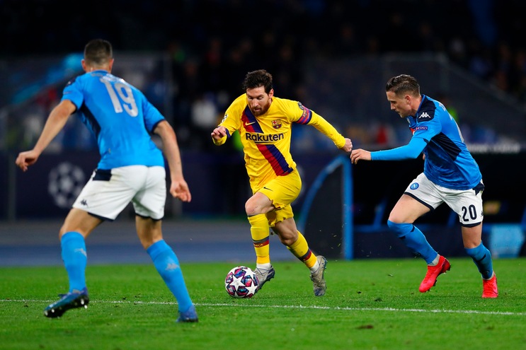 Napoli-Barcellona 1-1, il tabellino