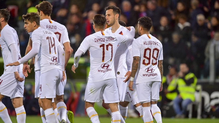 Cagliari-Roma 3-4: la doppietta di Kalinic lancia Fonseca