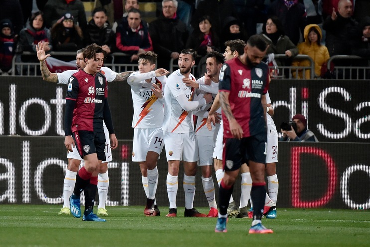 Cagliari-Roma 3-4, il tabellino