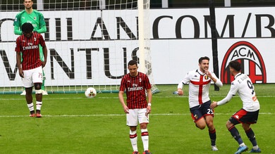 Milan-Genoa 1-2, il tabellino