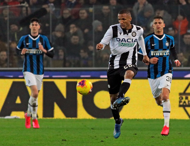 Udinese, allenamento con il gruppo per Becao