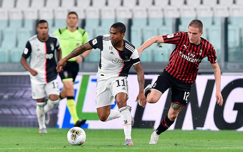 Juventus-Milan 0-0, il tabellino