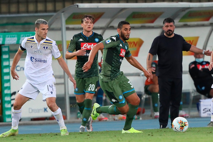 Verona-Napoli 0-2, il tabellino