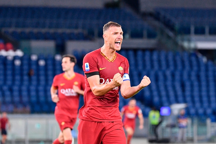 Roma-Sampdoria 2-1, il tabellino