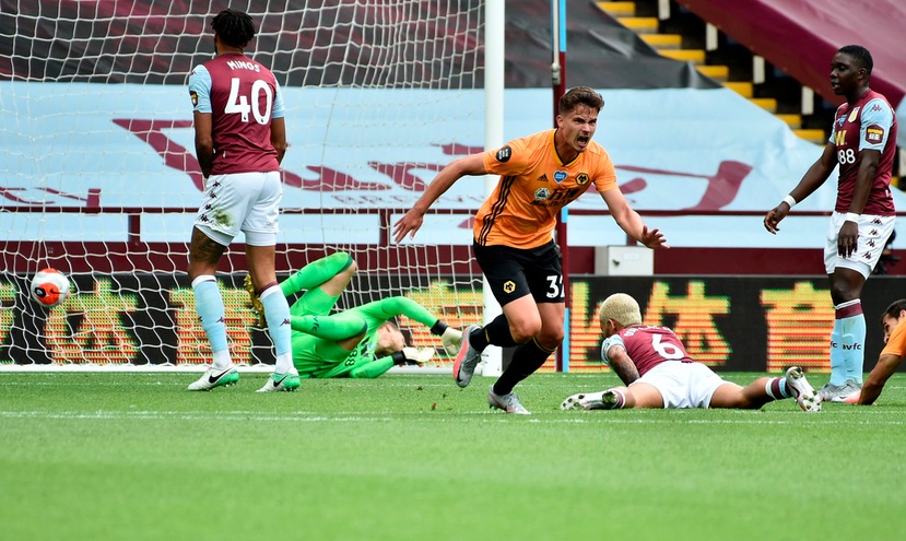 Il Wolverhampton batte l'Aston Villa e insegue il sogno Champions Il Wolverhampton batte l'Aston Villa e insegue il sogno Champions