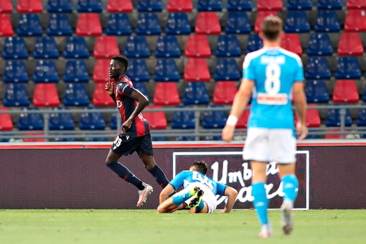 Bologna-Napoli 1-1, il tabellino