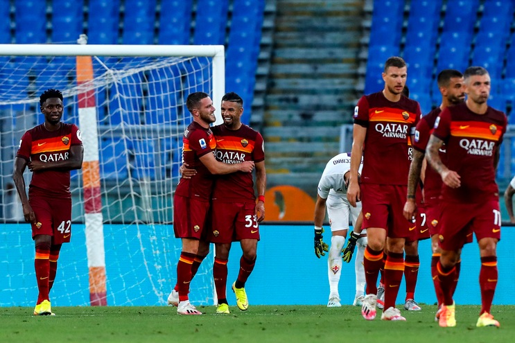 Roma-Fiorentina 2-1, il tabellino